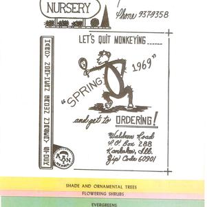1969 Catalog Cover
