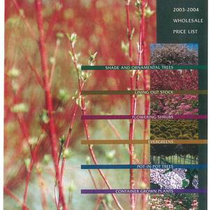 2003 Catalog Cover